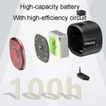 ENLEE EN09 Fahrrad-Rücklicht, helles Warnlicht für Nachtfahrten, Autobahn-Motorradbeleuchtung, Ordinary Model, Smart Model – Bild 4