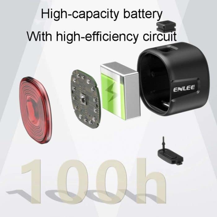 ENLEE EN09 Fahrrad-Rücklicht, helles Warnlicht für Nachtfahrten, Autobahn-Motorradbeleuchtung, Ordinary Model, Smart Model – Bild 4