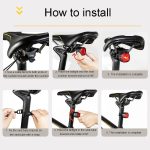 ENLEE EN09 Fahrrad-Rücklicht, helles Warnlicht für Nachtfahrten, Autobahn-Motorradbeleuchtung, Ordinary Model, Smart Model – Bild 10