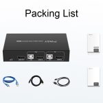 PWAY PW-S7201H 2 In 1 Out HDMI KVM Switch 4K HD Video Screen Cutter – Bild 12