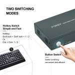 PWAY PW-S7201H 2 In 1 Out HDMI KVM Switch 4K HD Video Screen Cutter – Bild 5