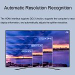 PWAY PW-S7201H 2 In 1 Out HDMI KVM Switch 4K HD Video Screen Cutter – Bild 8