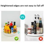 Um 360 Grad drehbares Aufbewahrungsregal für Küchengewürze und Kosmetika, 25cm, 30cm – Bild 4