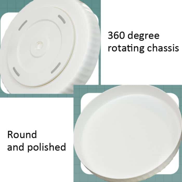 Um 360 Grad drehbares Aufbewahrungsregal für Küchengewürze und Kosmetika, 25cm, 30cm – Bild 7