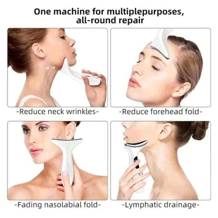 HY38 EMS Mikrostrom-Nackenschönheitsinstrument mit konstanter Temperatur und Gesichtseinführungsgerät – Bild 9