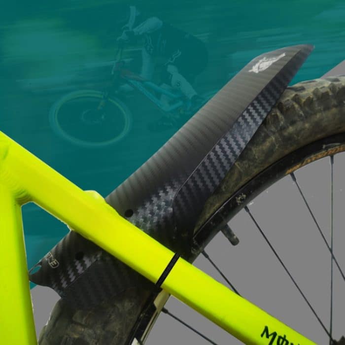 ENLEE Mountainbike-Schutzbleche, Mountainbike-Sattel, universelles Reitzubehör, Carbon Fiber, Camouflage, Lightning – Bild 6