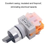 CHINT NP4-20 X/31 Drehknopf, 3 Positionen, selbstsperrender Transferschalter, Kontakte 2 normalerweise offen – Bild 3