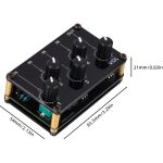 Tragbare 4-Wege-Stereo-Line-Passivmischpultkonsole, TX400 – Bild 3