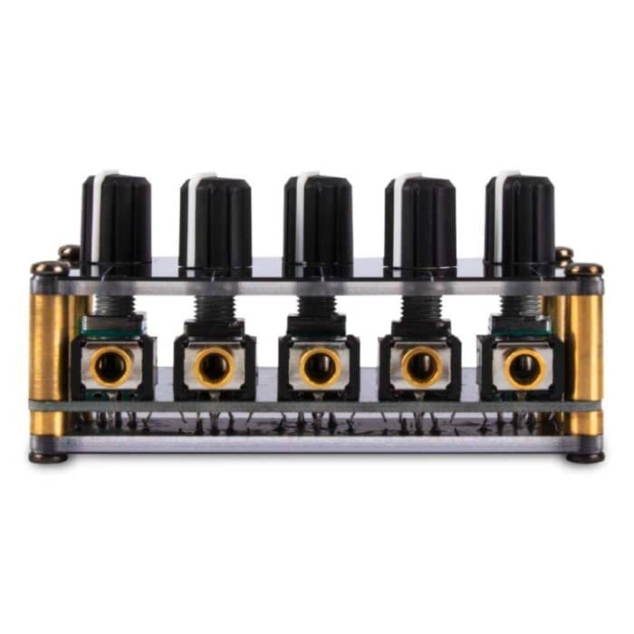 Tragbare 4-Wege-Stereo-Line-Passivmischpultkonsole, TX400 – Bild 5