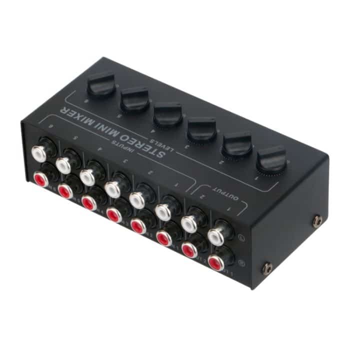 TBD0604266801A.jpg Audio-Stereo-Hub 6-Kanal-Passivmixer-Controller, CX600 – Bild 1