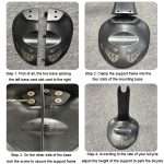 ENLEE L-10D Tragbarer, verstellbarer Fahrrad-Parkständer, Rennrad, Mountainbike, Stützständer, Fahrradzubehör – Bild 5