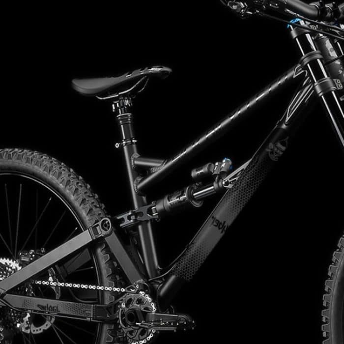 ENLEE E17305 6 teile/satz Rennrad Rahmen Aufkleber Verdickte Wasserdichte Kettenschutz Schutz Aufkleber, Carbon Fiber, Stripe, Anime, Diamond – Bild 8