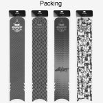 ENLEE E17305 6 teile/satz Rennrad Rahmen Aufkleber Verdickte Wasserdichte Kettenschutz Schutz Aufkleber, Carbon Fiber, Stripe, Anime, Diamond – Bild 10