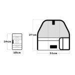 ENLEE EN-5641412 Fahrradaufbewahrung, Hecktasche, Rennrad-Sitzkissen, aufsteckbares Reparaturset – Bild 3