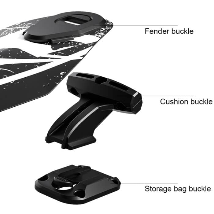 ENLEE EN-5641412 Fahrradaufbewahrung, Hecktasche, Rennrad-Sitzkissen, aufsteckbares Reparaturset – Bild 5