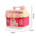 Candy House Kinder-Cartoon-Münzenbank, kleines Spardose-Spielzeug, Candy House – Bild 2