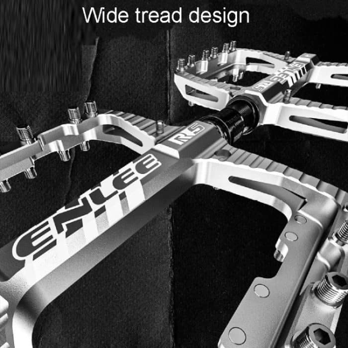 ENLEE R5 1 Paar Mountainbike-Pedale Fahrrad Radfahren Breiteres rutschfestes Fußstützenlager – Bild 8