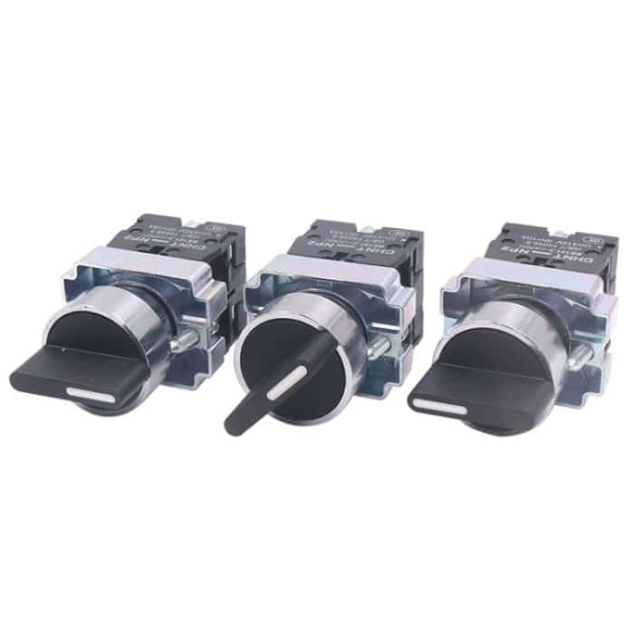 Kraftübertragungsschalter, kurzer Griff, Hauptknopf, 22 mm, CHINT NP2-BD21 2 Gear Self-locking 1NO, CHINT NP2-BD25 2 Gear Self-locking 1NO+1NC, CHINT NP2-BD23 2 Gear Self-locking 2NO, CHINT NP2-BD33 3 Gear Self-locking 2NO... – Bild 4