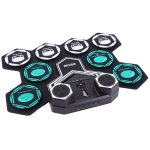 G6008 Desktop-Schlagzeug mit Sound, tragbares Lithium-Schlagzeug, Bluetooth-Übungstrommel für Kinder – Bild 2