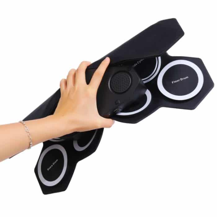 G6008 Desktop-Schlagzeug mit Sound, tragbares Lithium-Schlagzeug, Bluetooth-Übungstrommel für Kinder – Bild 6