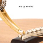 Galux GC501A Pitch-Clip für Akustikgitarre, Folk-Ukulele, Metall-Clip mit Aufbewahrungstasche, Black, Silver, Fantasy Color, Dark Wood Pattern – Bild 4