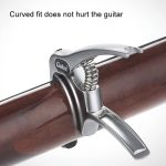 Galux GC501A Pitch-Clip für Akustikgitarre, Folk-Ukulele, Metall-Clip mit Aufbewahrungstasche, Black, Silver, Fantasy Color, Dark Wood Pattern – Bild 5