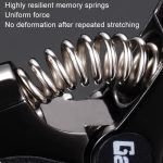 Galux GC501A Pitch-Clip für Akustikgitarre, Folk-Ukulele, Metall-Clip mit Aufbewahrungstasche, Black, Silver, Fantasy Color, Dark Wood Pattern – Bild 8