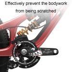 ENLEE EM2201 2 Stück/Set Fahrradkurbel-Schutzhüllen, universelle Dekoration für Mountainbikes und Rennräder, Shark, Transparent, Flash, Explosion – Bild 4