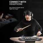 W562 Verdicktes 7-Trommel-Set aus Silikon, handgerollte Trommeln, Jazz-Trommeln, Percussion-Instrumente, elektronische Trommeln – Bild 10