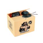 Cartoon Dinosaurier Spardose Geschenk Kinder Münze Spardose Spielzeug Ornament, 12.5 x 10.5 x 9.5cm