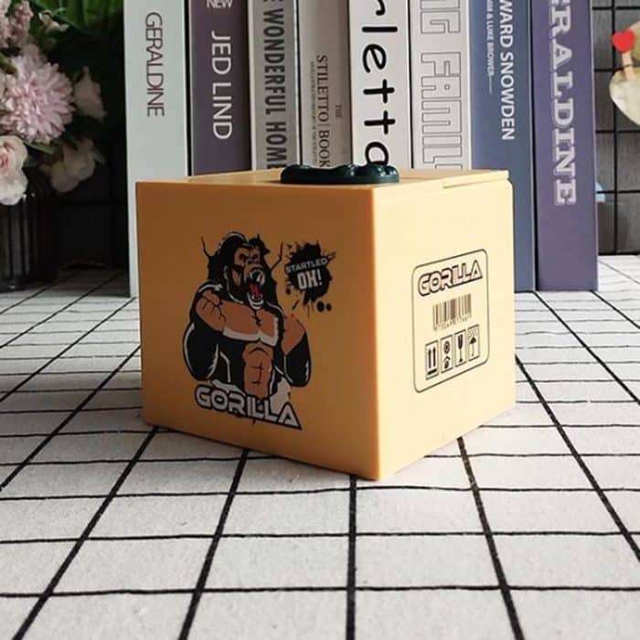 Cartoon Dinosaurier Spardose Geschenk Kinder Münze Spardose Spielzeug Ornament, 12.5 x 10.5 x 9.5cm – Bild 3