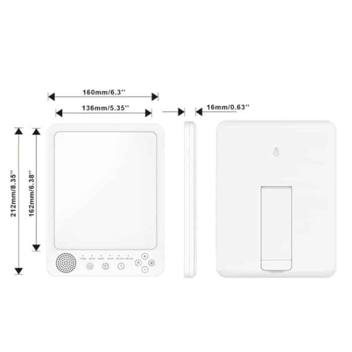Simulierte Sonnenlichtlampe, weiße Geräusche, Maschine, trauriges Therapielicht mit Timer – Bild 3