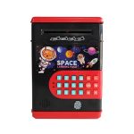 Space Astronaut Fingerabdruck Spardose Kinder Musik Passwort Spardose Spielzeug, 13.5 x 12.3 x 19.5cm