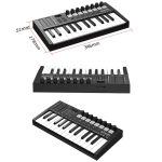 MD02 25-Tasten-USB-Tastatur und Drum-Pad, MIDI-Controller, Keyboard-Klavier, MD02 – Bild 2