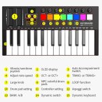 MD02 25-Tasten-USB-Tastatur und Drum-Pad, MIDI-Controller, Keyboard-Klavier, MD02 – Bild 3