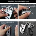 Autoschlüssel, Anti-Verlust, gewebtes Schlüsselband, Schlüsselanhänger, Handy-Nummernschild – Bild 7