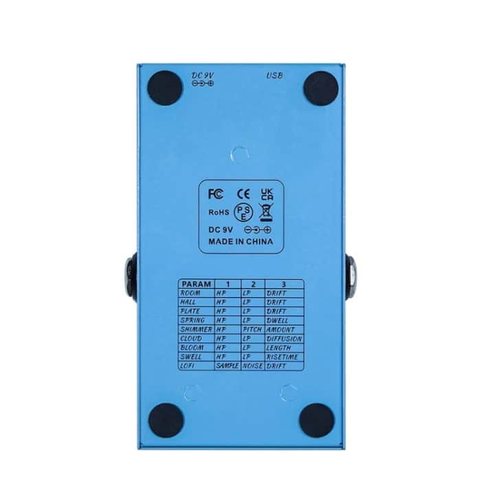 M-VAVE Gitarren-Monoblock-Effekte, digitale Modellierung, Reverb-Effekte, MINI-UNIVERSE – Bild 3