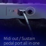 M-VAVE SMK-25 USB-MIDI-Keyboard-Controller mit 8 Back-Drum-Pads, M-VAVE SMK-25 – Bild 10