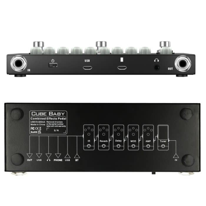 M-VAVE Cube Baby Gitarreneffektgerät Gitarrenzubehör – Bild 2
