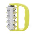 Beruhigendes Handmassagegerät mit gebogener fünfreihiger Eisensäule und Rollenrolle