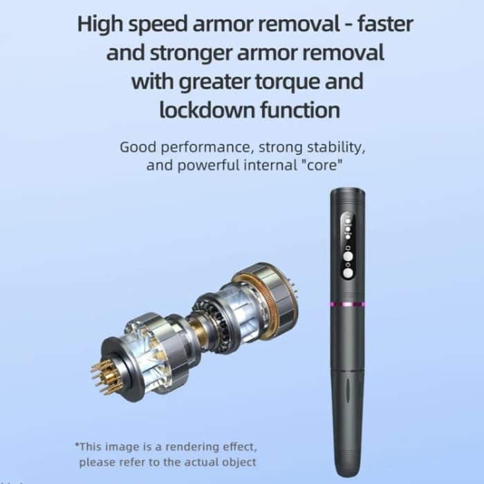 HX-08 Tragbarer Maniküre-Entferner und Polierer mit USB-Aufladung für Heim-Nagelkunstwerkzeuge, HX-08 (Grey) – Bild 5