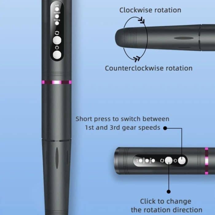 HX-08 Tragbarer Maniküre-Entferner und Polierer mit USB-Aufladung für Heim-Nagelkunstwerkzeuge, HX-08 (Grey) – Bild 7