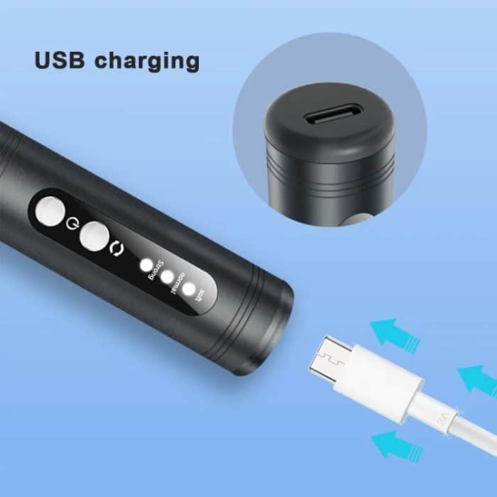 HX-08 Tragbarer Maniküre-Entferner und Polierer mit USB-Aufladung für Heim-Nagelkunstwerkzeuge, HX-08 (Grey) – Bild 8