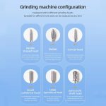 HX-08 Tragbarer Maniküre-Entferner und Polierer mit USB-Aufladung für Heim-Nagelkunstwerkzeuge, HX-08 (Grey) – Bild 9