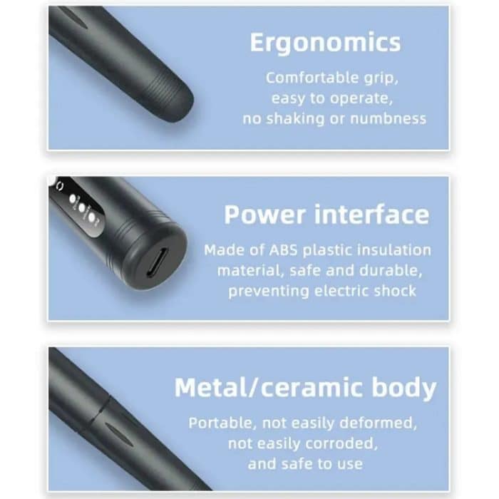 HX-08 Tragbarer Maniküre-Entferner und Polierer mit USB-Aufladung für Heim-Nagelkunstwerkzeuge, HX-08 (Grey) – Bild 10