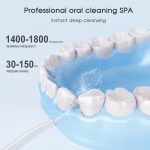 Munddusche mit 350 ml Wassertank, wiederaufladbar, verstellbare Munddusche mit 5 Gängen, White+Gray Tank, Black +Gray Tank, White+Blue Tank, With Bracket White, With  Bracket Black, With  Bracket Black Gray – Bild 5