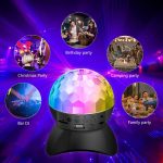 Home LED Magic Ball Lights Bounce Ambient Lamps Room Sound Lights Balls, Charging Model Black, Charging Model White, Plug-in Model Black, Plug-in Model White – Bild 8
