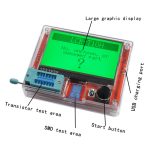 LCR-T10H Transistor-Tester, TFT-Display für Dioden-Trioden-Kondensator-Widerstandstest, LCR-T10H Built Lithium Battery, LCR-T10H  Dry Battery – Bild 5