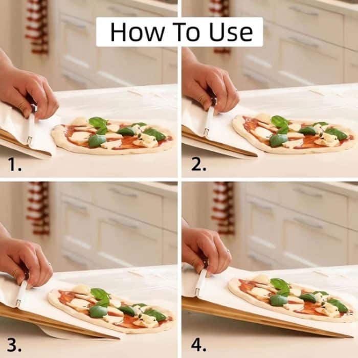 Verschiebbares Pizza-Aufbewahrungsbrett für Backutensilien, 45x20cm, 52x30cm, 60x45cm – Bild 5