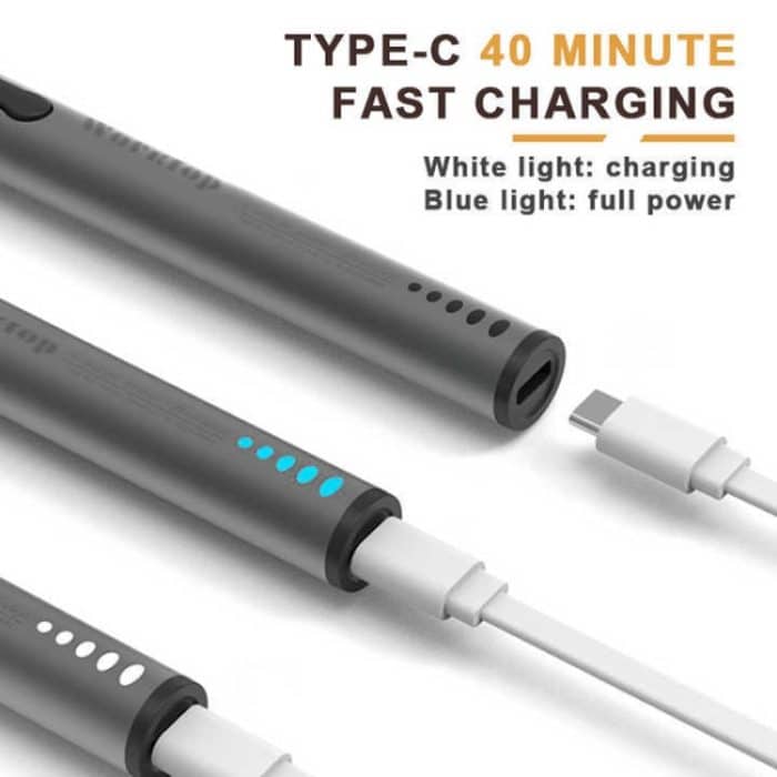 BAKU Elektro-Schraubendreher-Set für Arbeitsplatte, 280 U/min/min, 0,35 Nm, mit 20 Bits – Bild 8